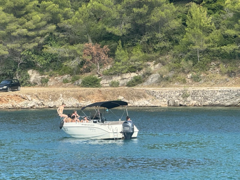 speedy Cayman 585 charter bareboat or captained in  Trogir