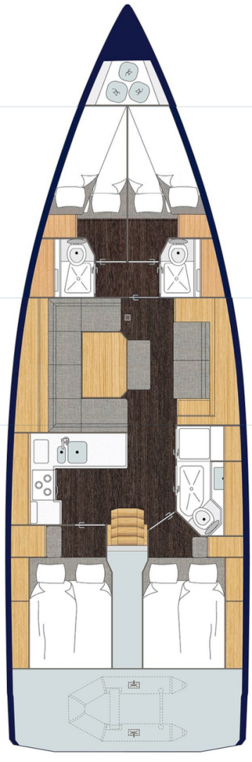 Bareboat Rental Sailboat Bavaria with a boat licence