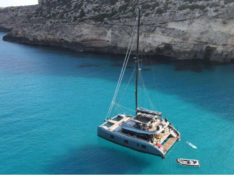 Sunreef CALMA charter bareboat or captained in  Balearic Islands
