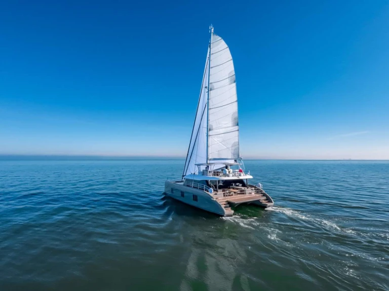 Sunreef YLIME charter bareboat or captained in  Ajaccio