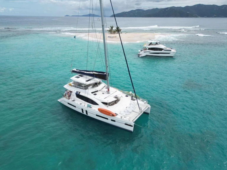 Leopard SHIPS & GIGGLES charter bareboat or captained in  British Virgin Islands (BVI)