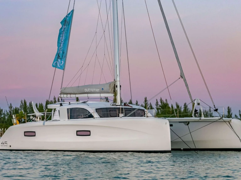 Bareboat Rental Luxury Yacht Outremer with a boat licence