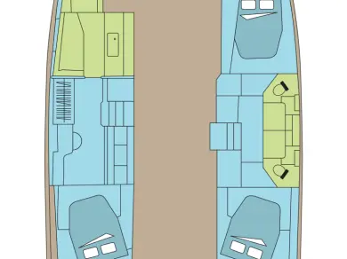 Catamaran rental in Nassau - Fountaine Pajot Fountaine Pajot FP 44 Maestro - 3 + 2 cab.