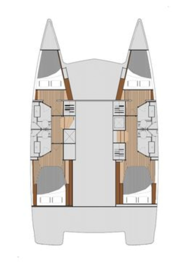 Bareboat Rental Catamaran Fountaine Pajot with a boat licence