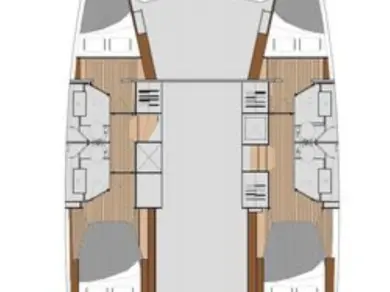Bareboat Rental Catamaran Fountaine Pajot with a boat licence