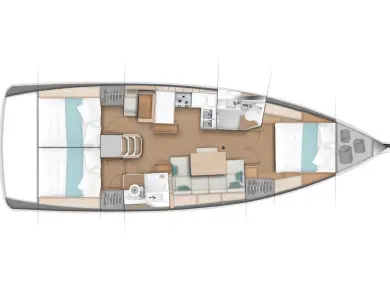 Jeanneau Sun Odyssey 440 charter bareboat or captained in  Punat