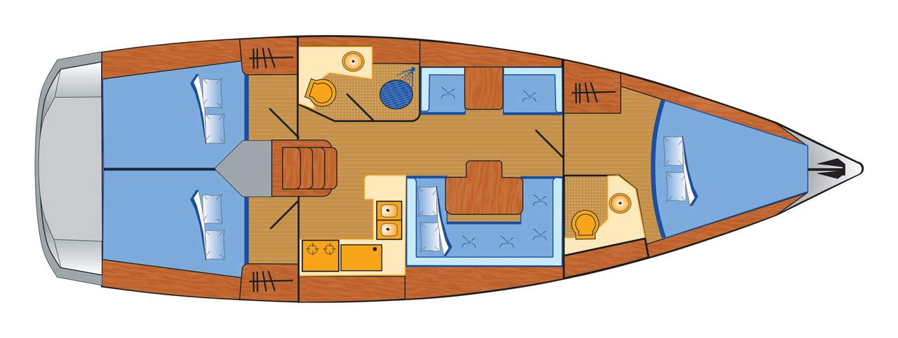 Boat rental Jeanneau Sun Odyssey 409 in Barth on Samboat