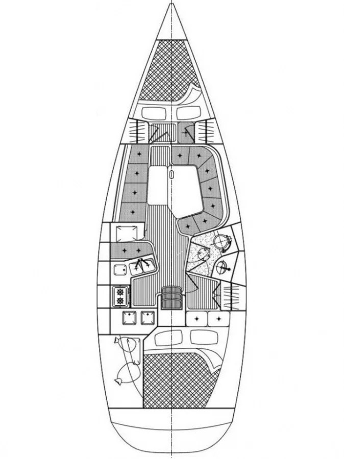 Yacht charter Paraty cheap Delta 365