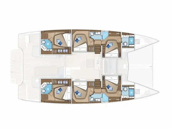 Catamaran rental with or without captain Lagoon Seget Donji
