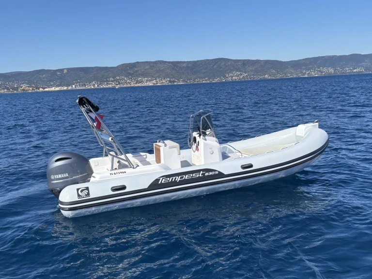 Capelli Tempest 630 charter bareboat or captained in  Le Lavandou