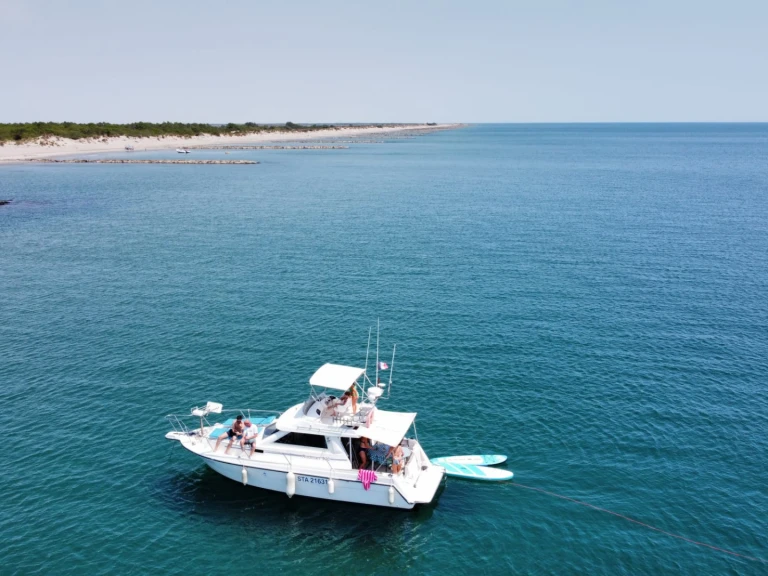 Bareboat Rental Motorboat Rodman with a boat licence