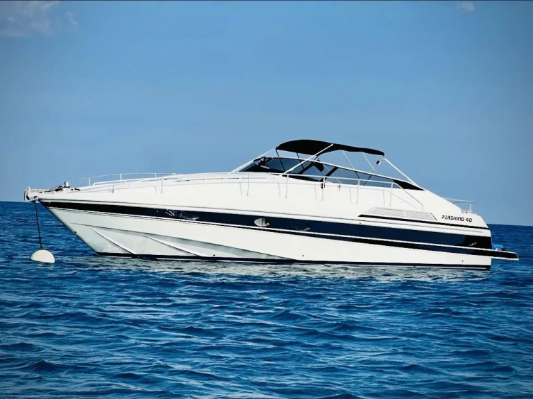 Bareboat Rental Motorboat Pershing with a boat licence