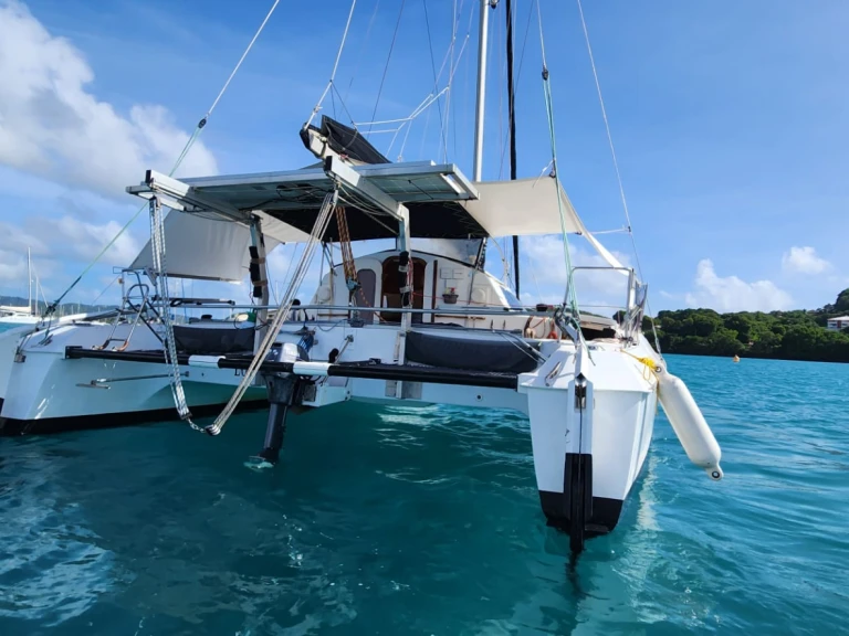Fountaine Pajot Louisiane 37 charter bareboat or captained in  Sainte-Anne