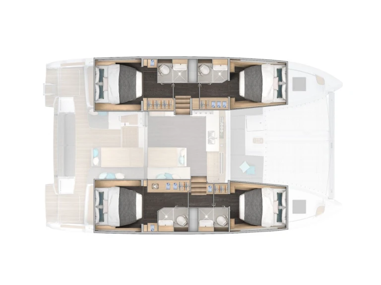 Yacht charter Salerno cheap Lagoon 43