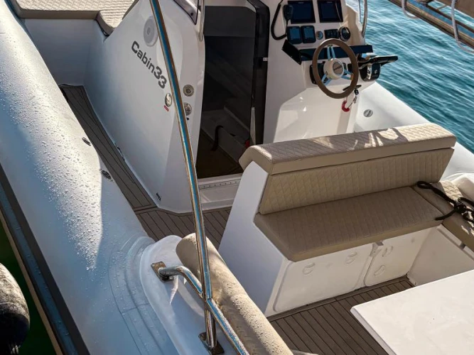 Bareboat Rental RIB Tarpon with a boat licence