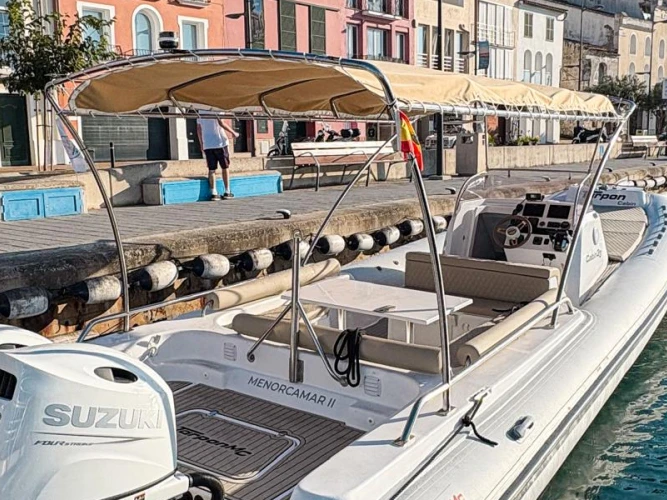RIB rental with or without captain Tarpon Mahón