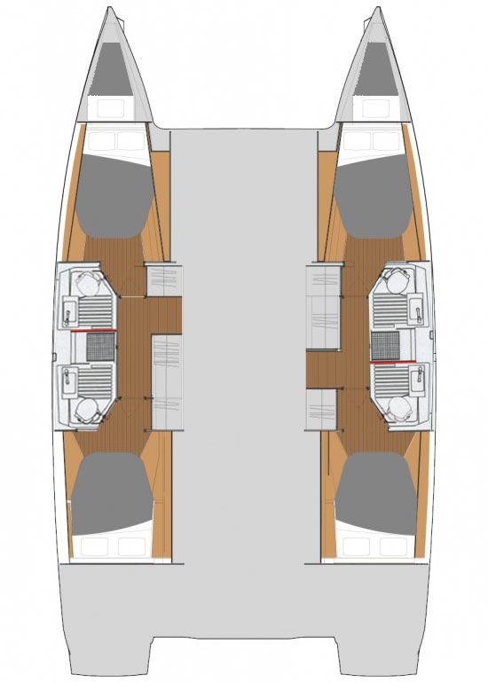 Catamaran rental with or without captain Fountaine Pajot Murter-Kornati