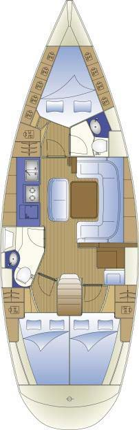 Sailboat rental with or without captain Bavaria Gouvia