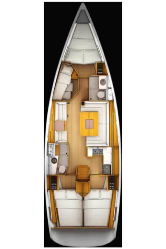 Bareboat Rental Sailboat Jeanneau with a boat licence