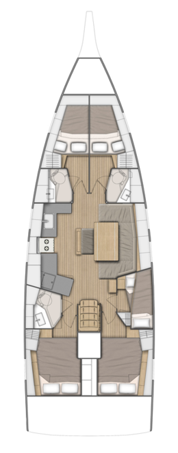 Boat rental Bénéteau Oceanis 46.1 in Alimos on Samboat