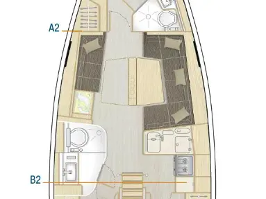 Bareboat Rental Sailboat Hanse with a boat licence
