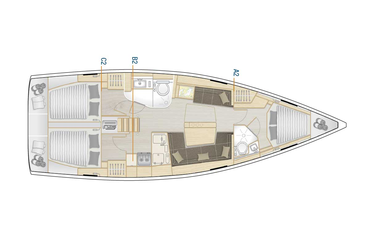 Sailboat for rent Kaštela at the best price