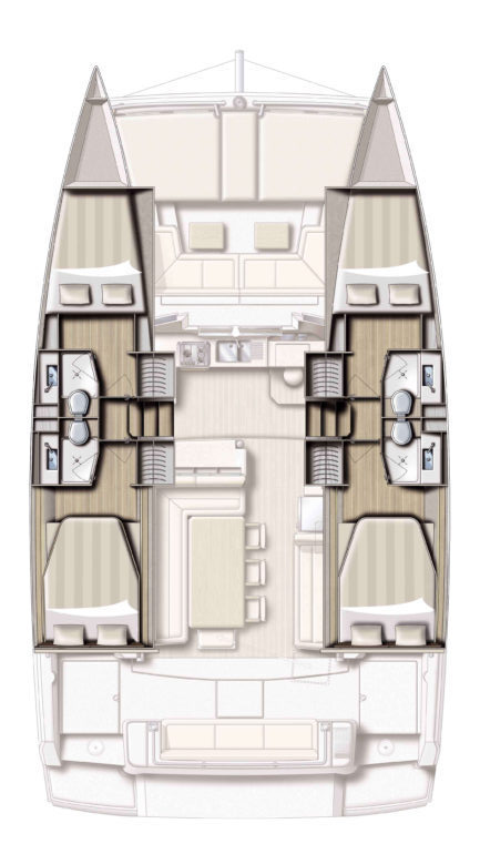 Catamaran rental in Lefkáda - Bali Bali 4.1