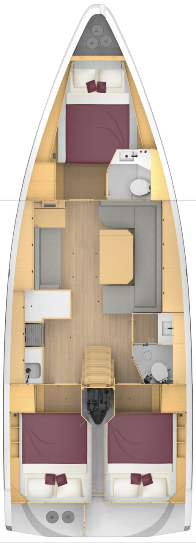 Yacht charter Göcek cheap Bavaria C42