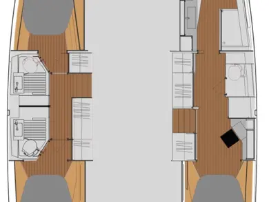 Catamaran rental in Annapolis - Fountaine Pajot Astrea 42