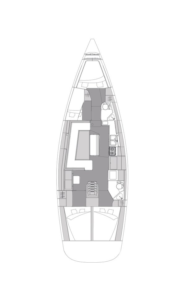 Sailboat rental in Biograd na Moru - Elan Impression 45.1
