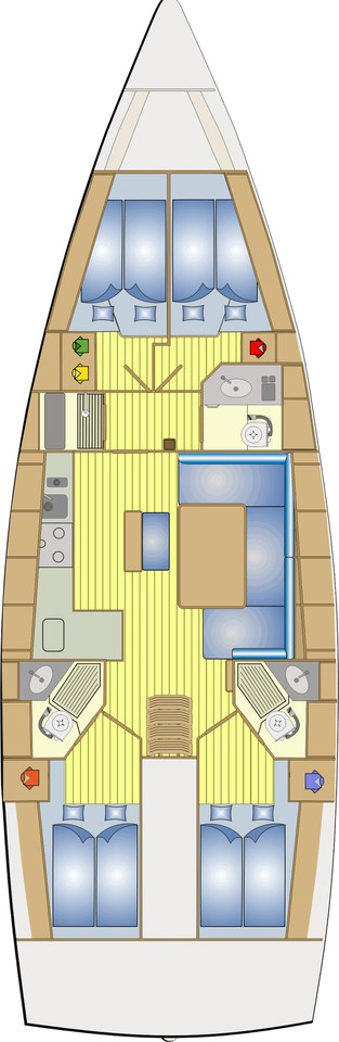Yacht charter Alimos cheap Cruiser 46