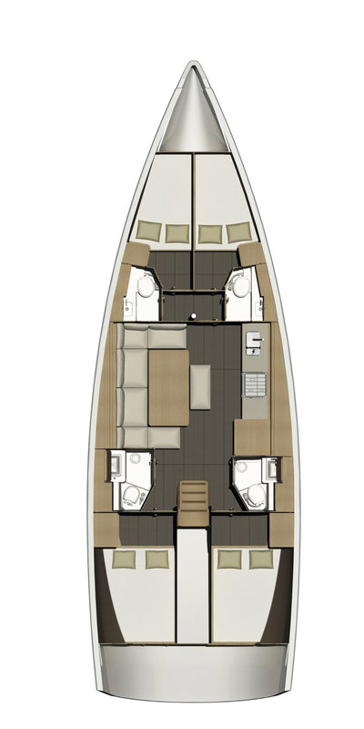 Sailboat rental with or without captain Dufour Trogir