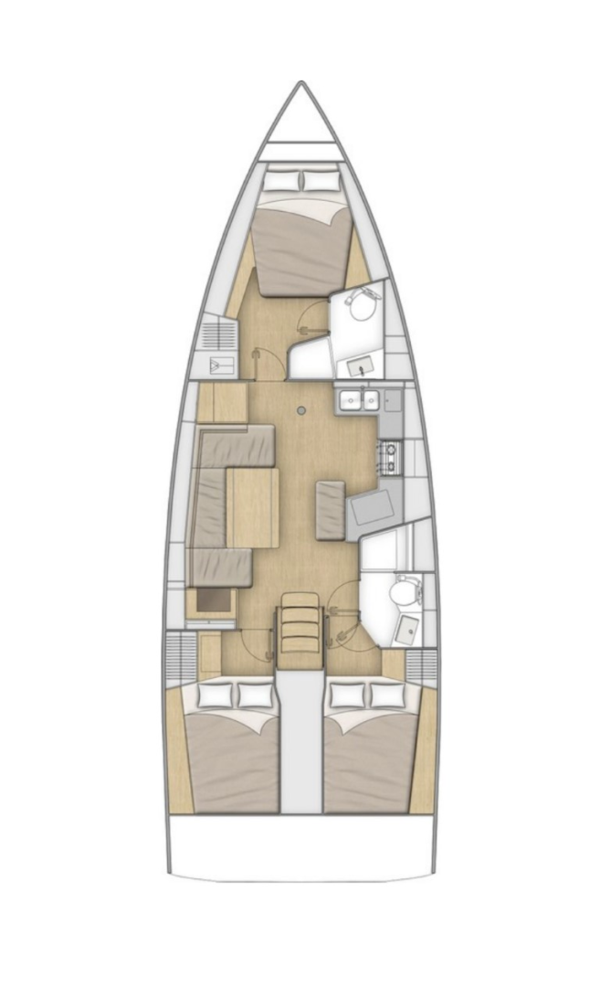 Yacht charter Split cheap Oceanis 40.1