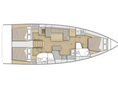 Sailboat rental with or without captain Bénéteau Pomer