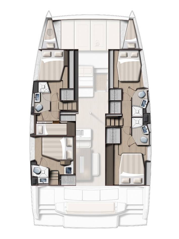Catamaran rental in Lefkáda - Bali Bali 4.6