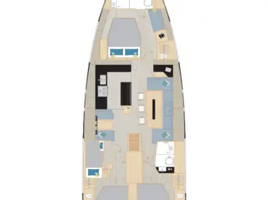 Sailboat rental in Kaštela - Hanse Hanse 590
