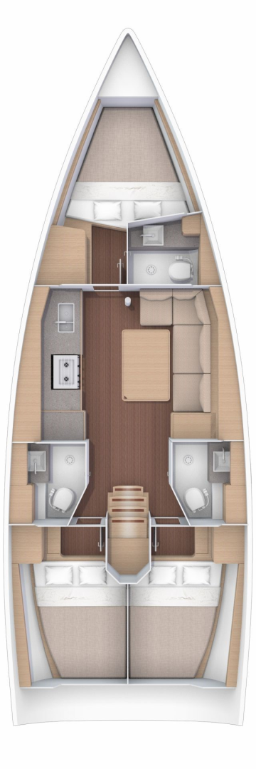 Boat rental Dufour Dufour 390 in Fethiye on Samboat