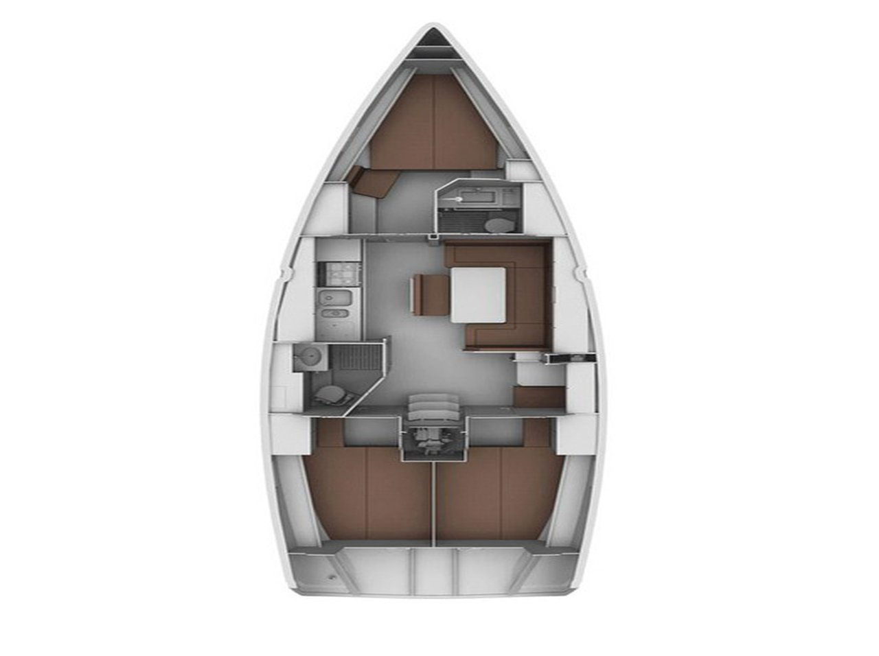 Sailboat rental in Fethiye - Bavaria Cruiser 40