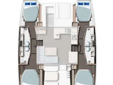 Rent a Leopard Catamarans / Robertson & Caine Leopard 42 - 4 cab. Procida