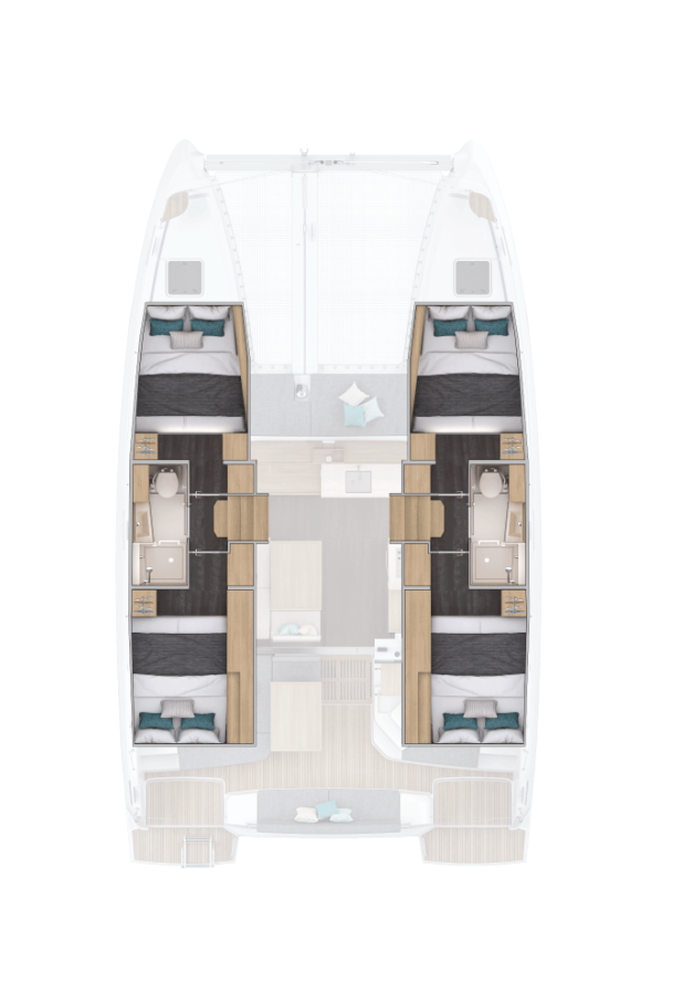 Yacht charter Ajaccio cheap Lagoon 38