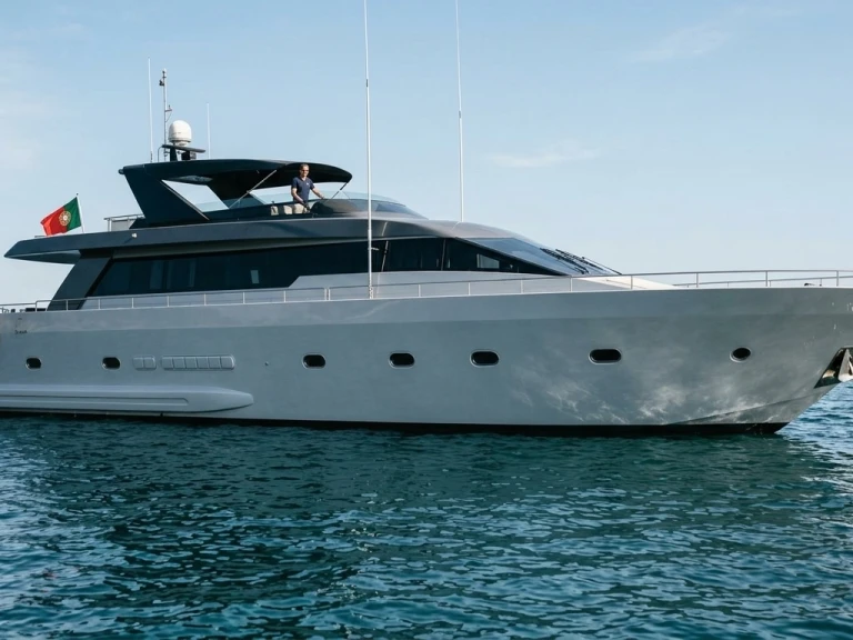 Falcon 82S charter bareboat or captained in  Saint-Tropez