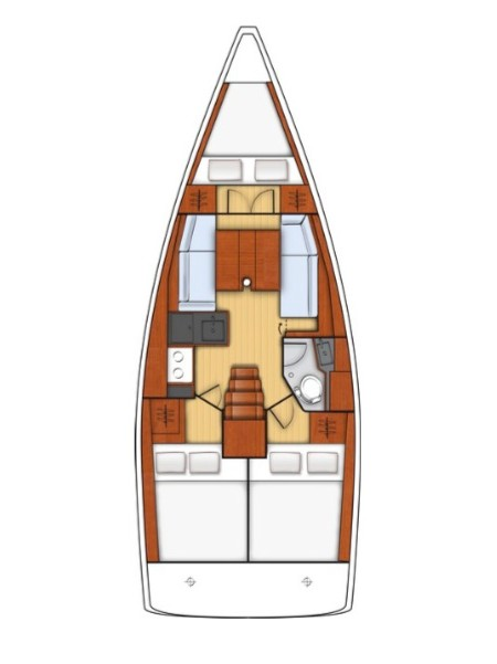 Boat rental Bénéteau Oceanis 35.1 in Biograd na Moru on Samboat