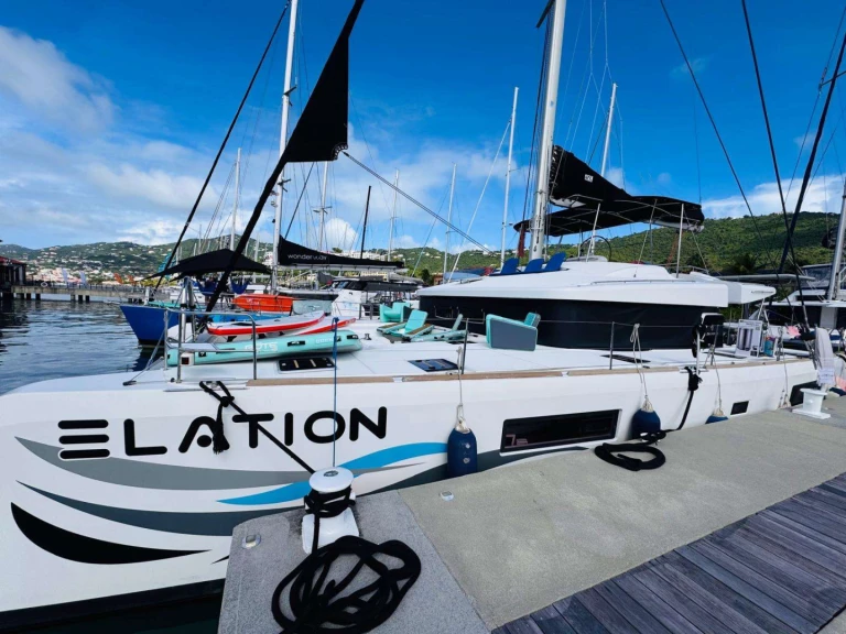 Lagoon ELATION charter bareboat or captained in  Road Town