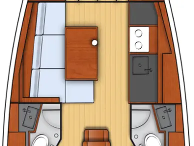 Boat rental Bénéteau Oceanis 38.1 in Split on Samboat