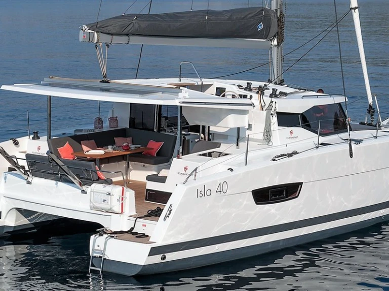Catamaran rental with or without captain Fountaine Pajot Paros (Island)