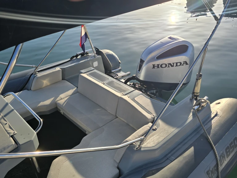 Bareboat Rental RIB Marlin Boat with a boat licence