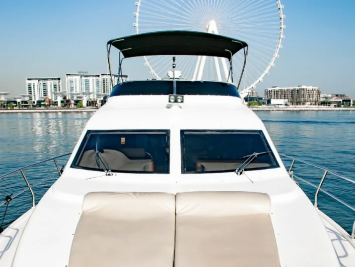 Al Shaali Marine AS 50 charter bareboat or captained in  Dubai Marina