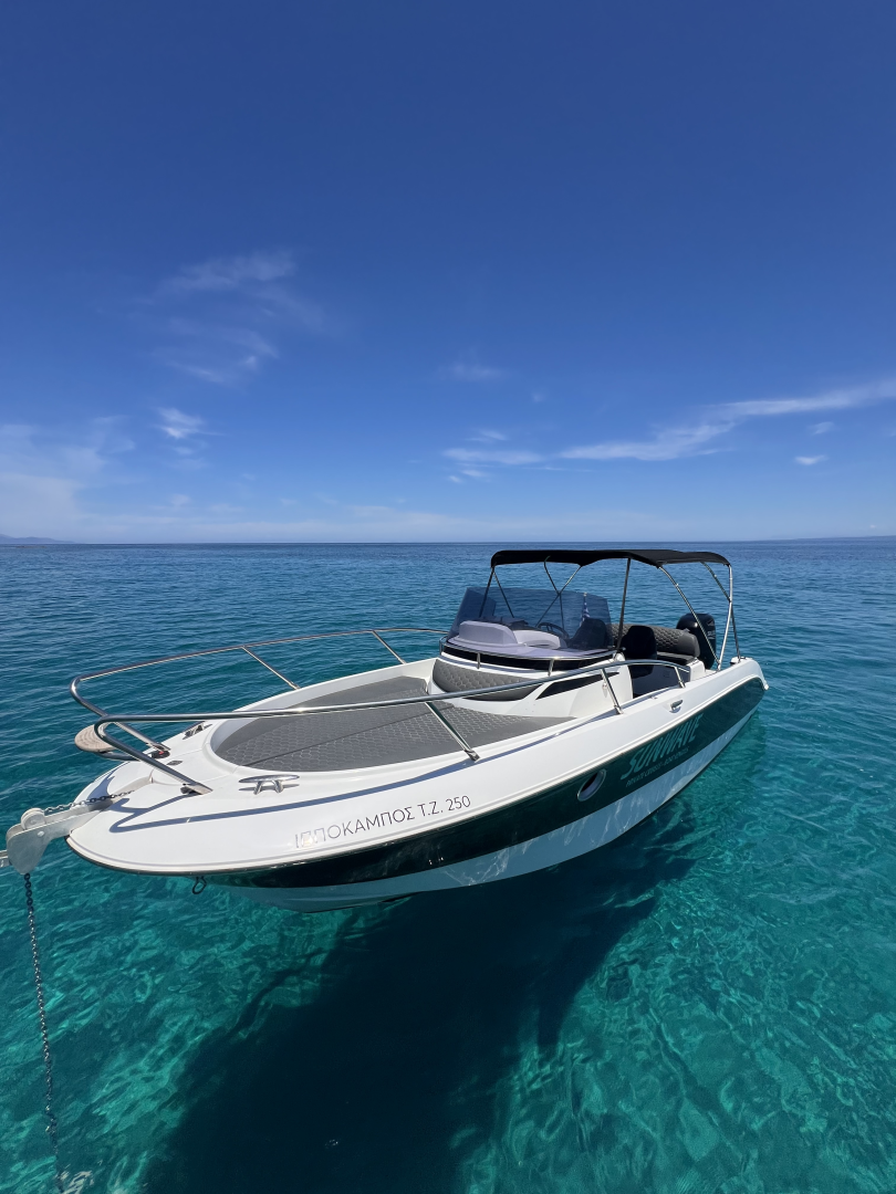Sessa Marine Key Largo 26 charter bareboat or captained in  Zakynthos