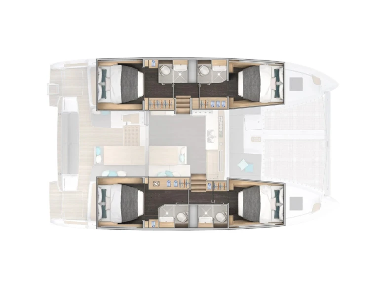 Bareboat Rental Catamaran Lagoon with a boat licence