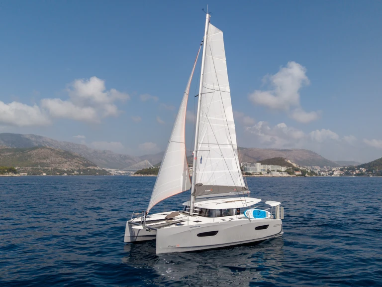 Bareboat Rental Catamaran Excess with a boat licence